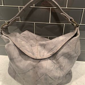 Frye purse - grey leather